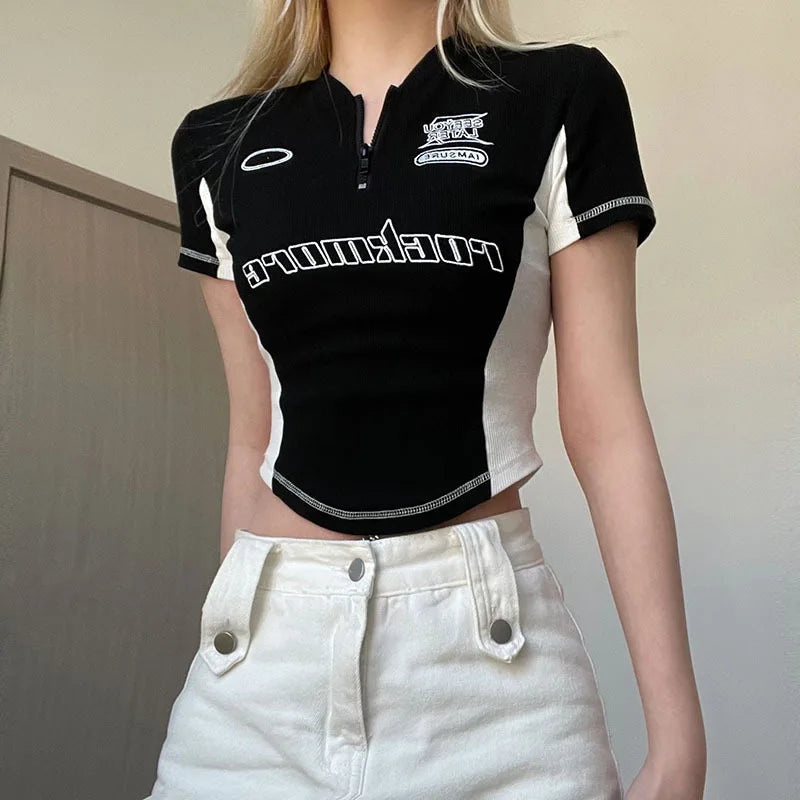 Crop Top Biker